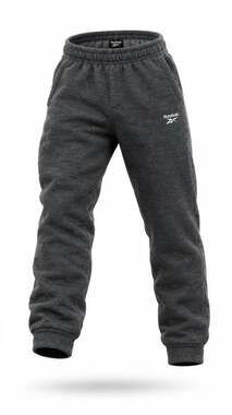 Reebok Joggers Boys Size S Gray Heather Fleece Sweatpants